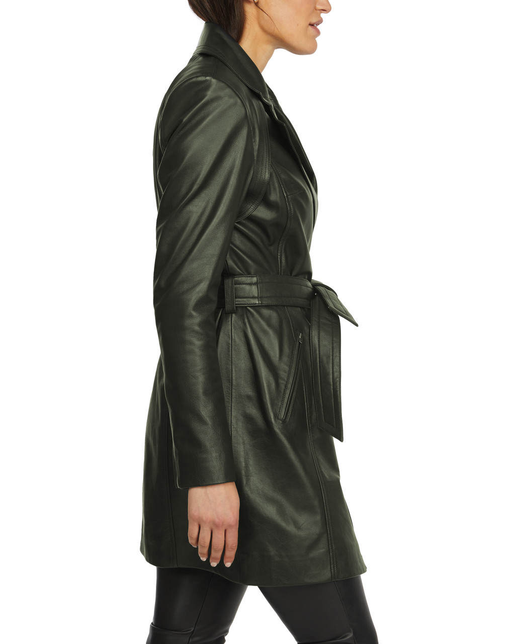 Rose-Anne Longer Leather Jacket | Übergangsjacken