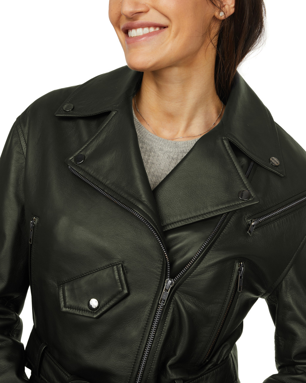 Rose-Anne Longer Leather Jacket