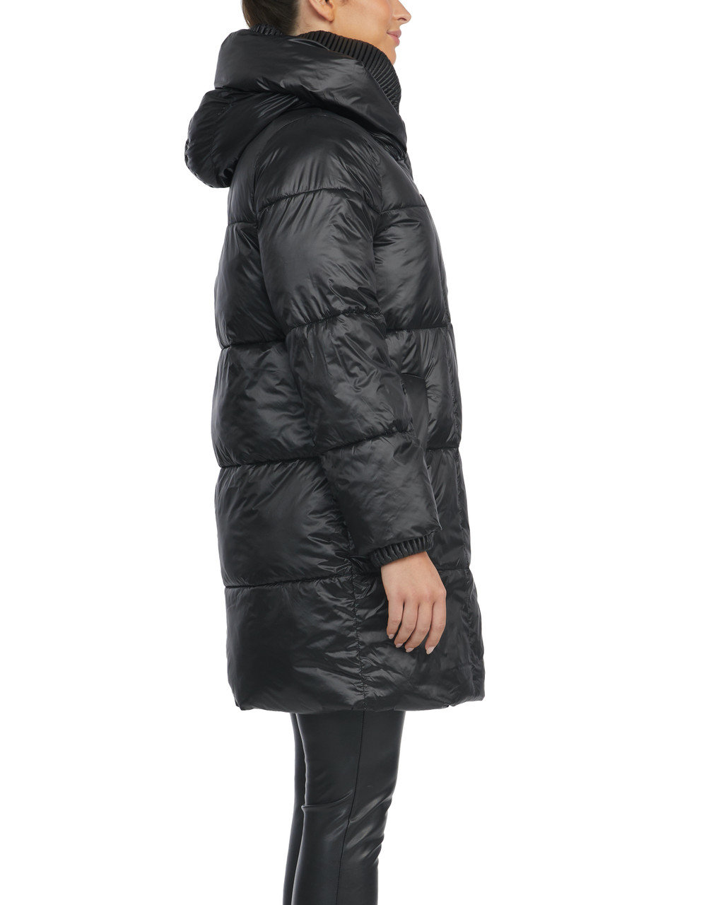 Pearl Nylon Quilted Coat