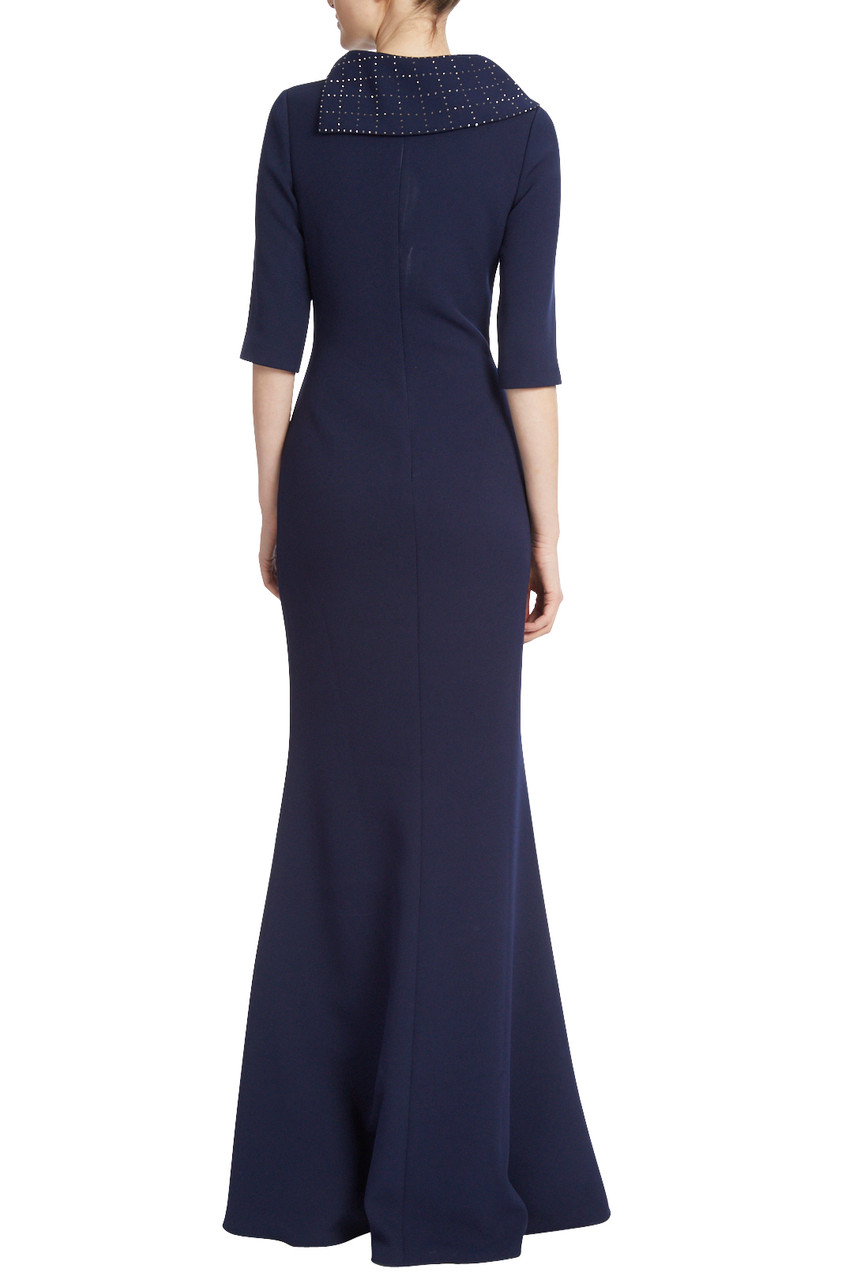 Twinkle Collar Gown by Badgley Mischka