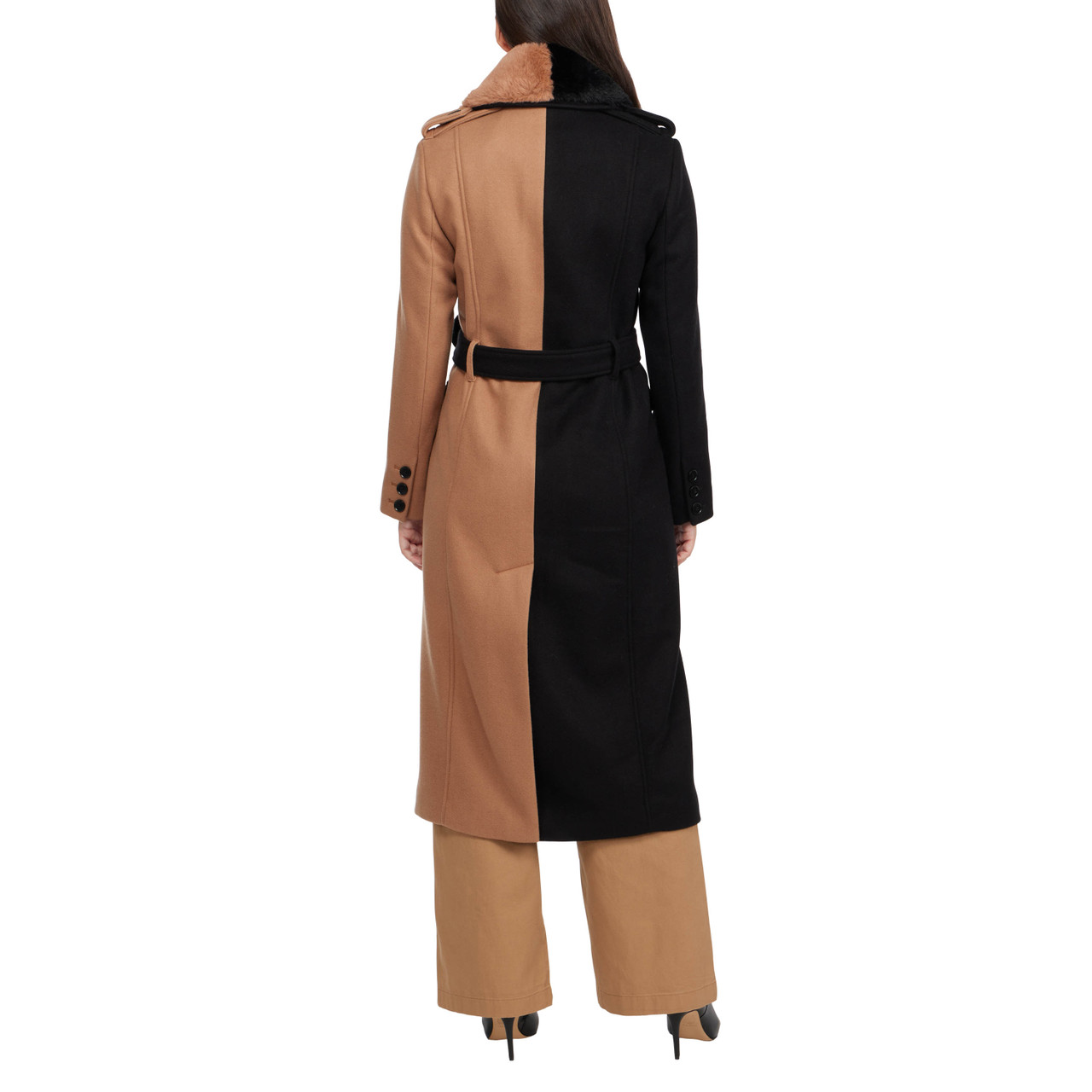 Badgley mischka sales camel coat