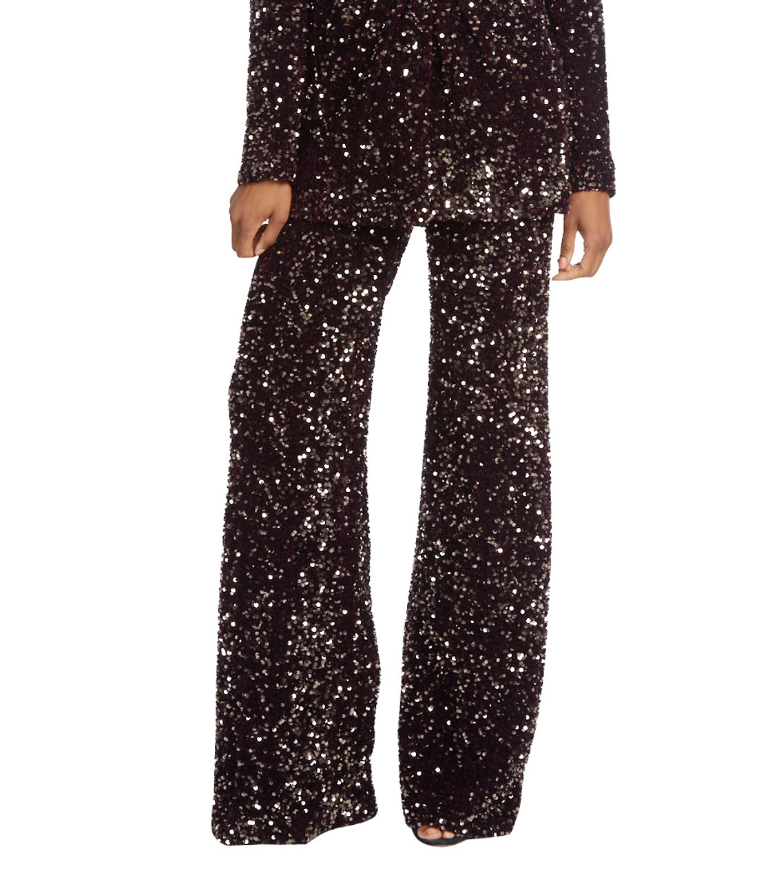 Buy Women Black Text Print Staright Pants Online at Sassafras