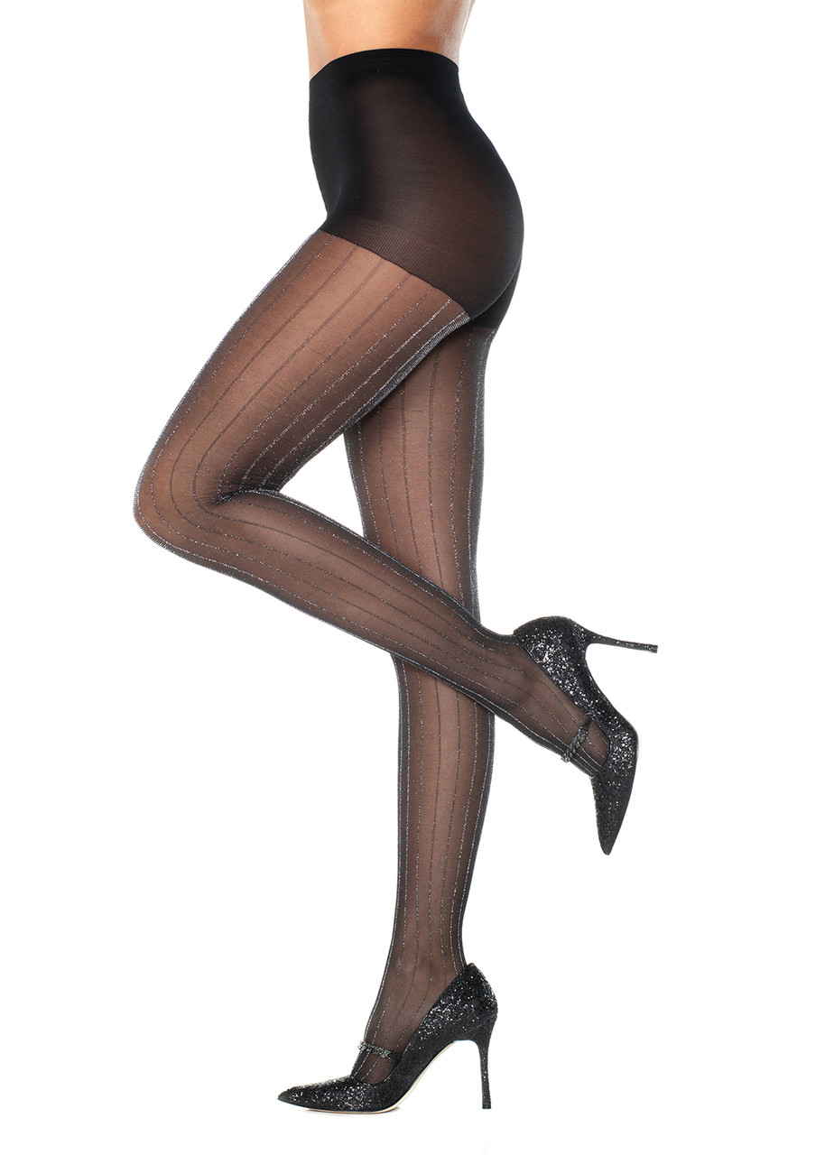 Opaque Control Top Hosiery