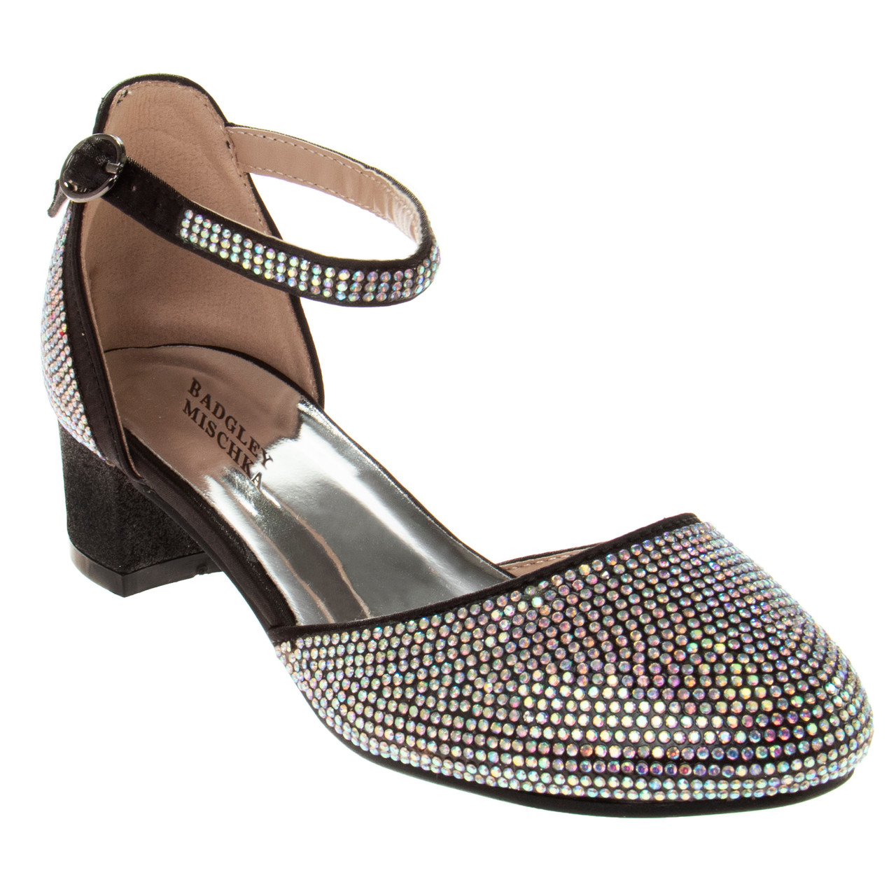 Girls' Studded Block Heeled 2-Piece Dress Shoe by Badgley