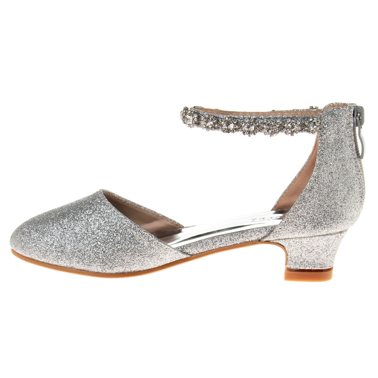 Women Stylish Silver Heels