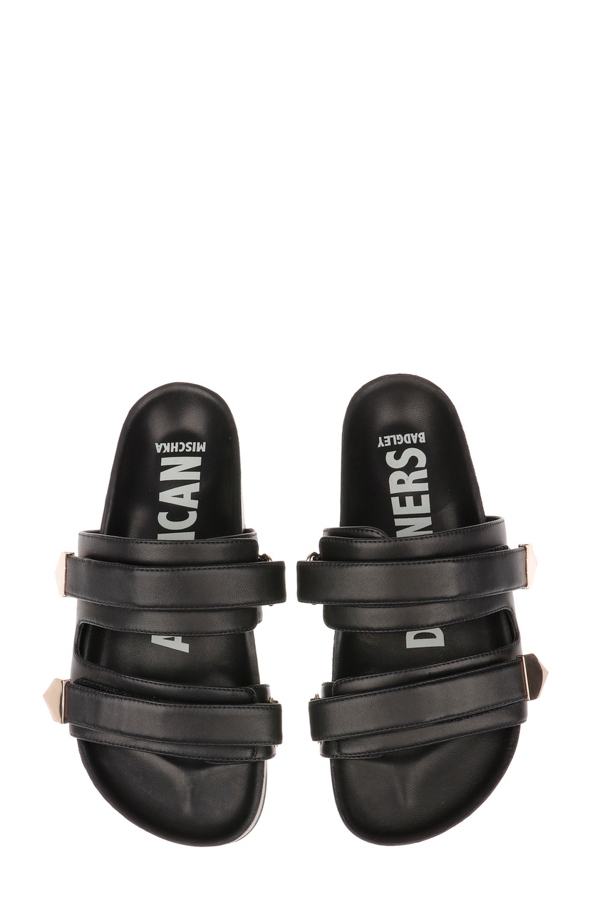 Palm Angels Suicoke Double-strap Slide Sandals in Black for Men