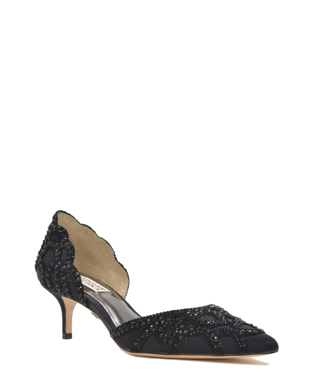 Ginny Pointed Toe D'Orsay Evening Shoe by Badgley Mischka