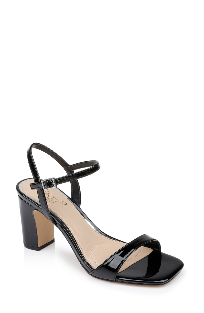 Black Ankle-Strap Heeled Sandals - CHARLES & KEITH IN