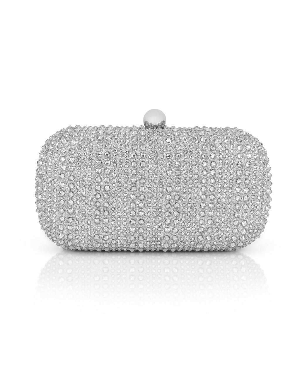 Arya Striped Crystal Droplets Minaudière