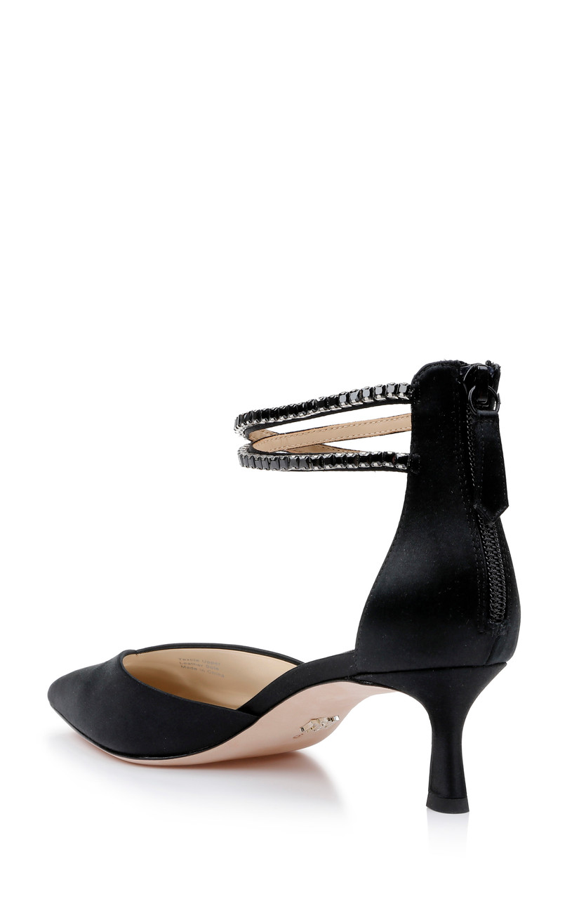 Lilibeth Dual-Strapped Kitten Heels by Badgley Mishcka