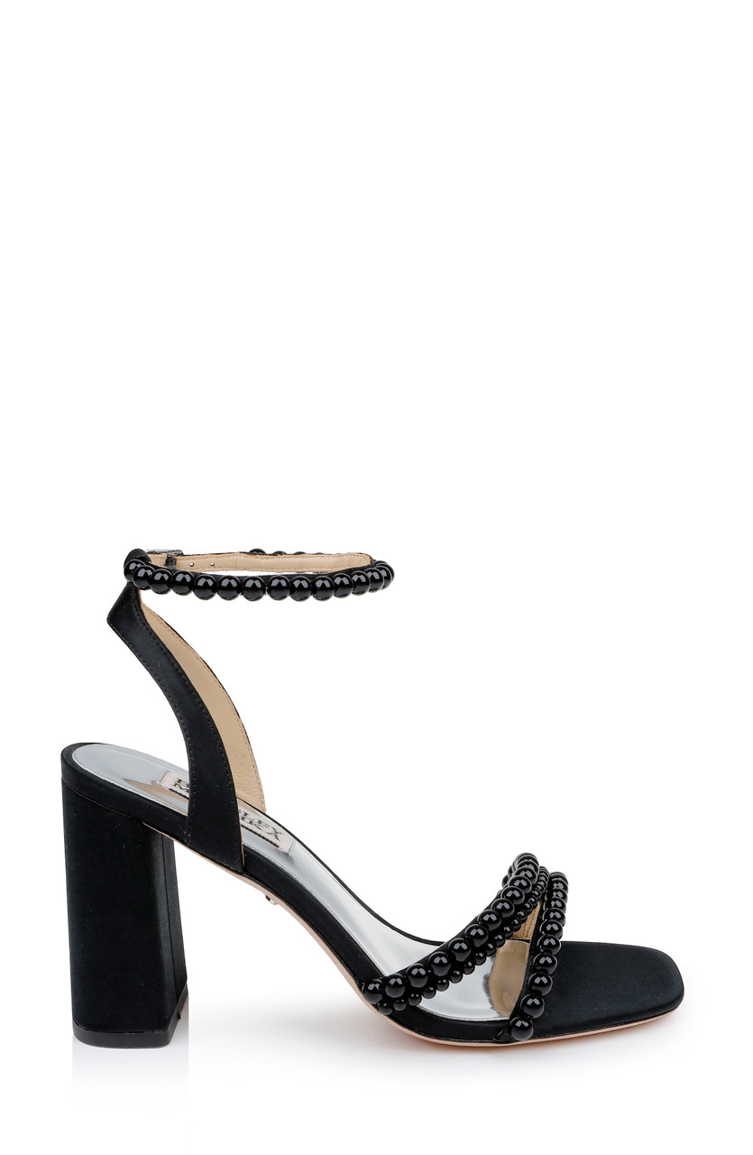 Feisty Pearl Block Heel