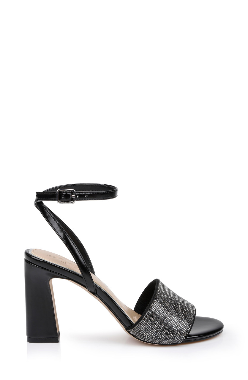 Hattie Block Heel Sandal with Ankle Strap