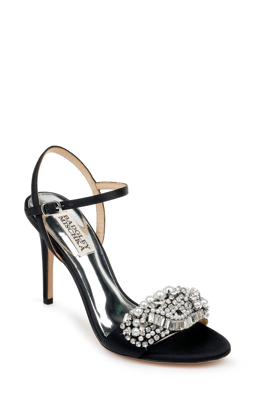 Badgley mischka black shoes clearance