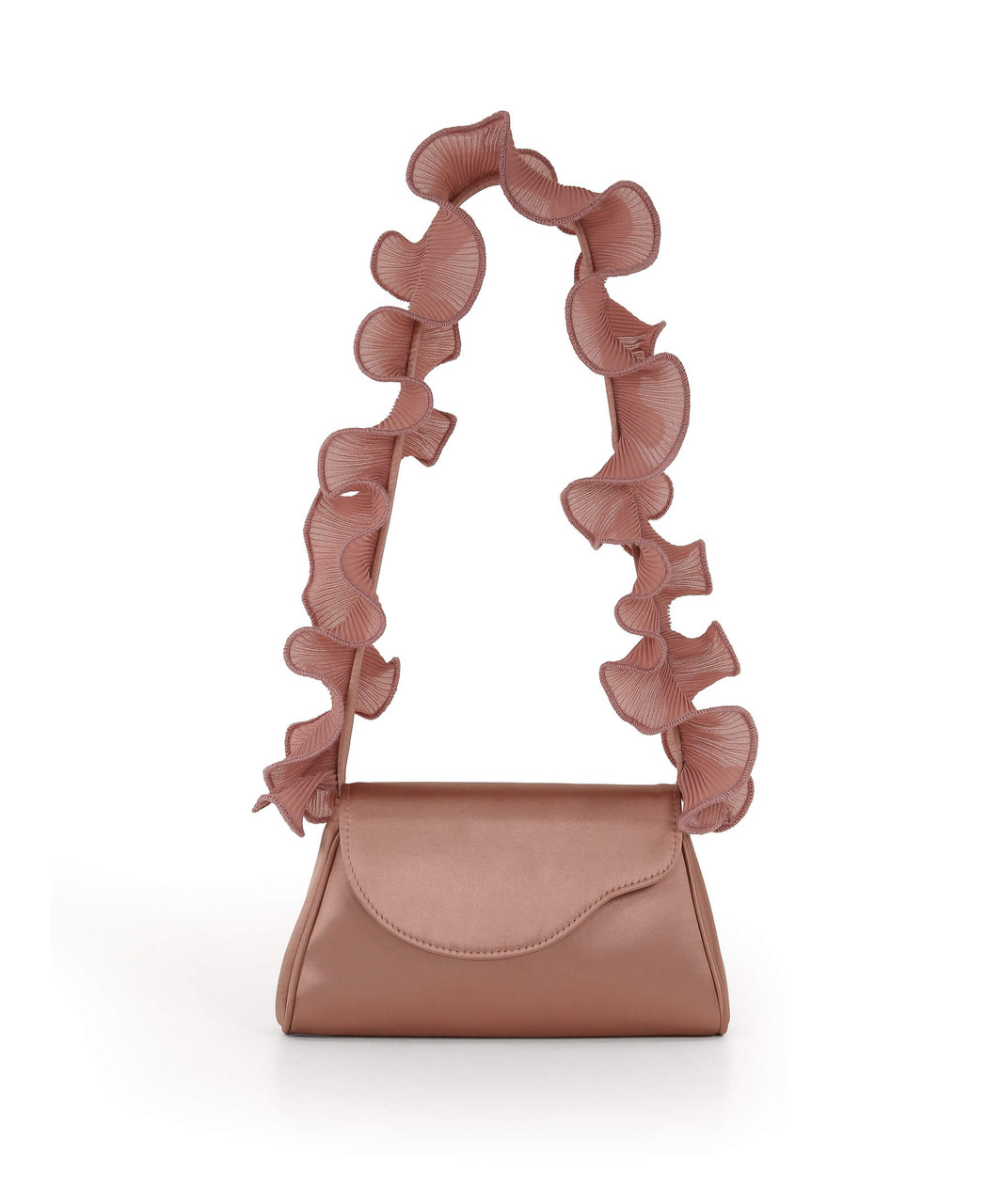 Sophia Ruffle Strap Shoulder Bag by Badgley Mischka