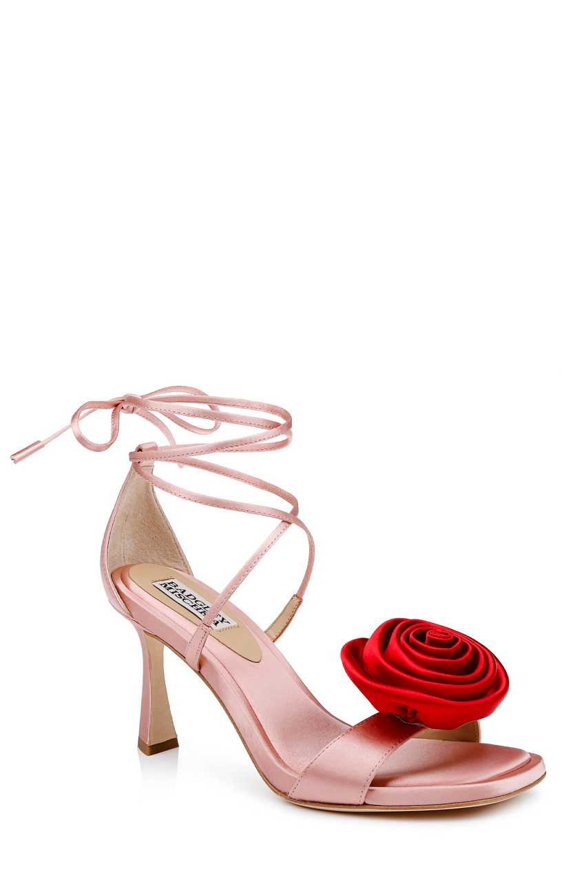 サンダル・ミュール ^MACMOC^ Jenna Ribbon Ankle Tide Sandals 2 Colors 15cm Zena Janelle Ankle Tie Sandals by Badgley Mishcka