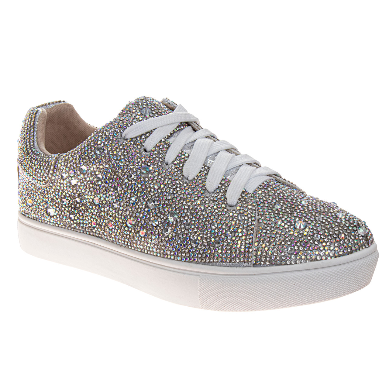 ୨୧ みさページ୨୧ Girls' Rhinestone Sneakers