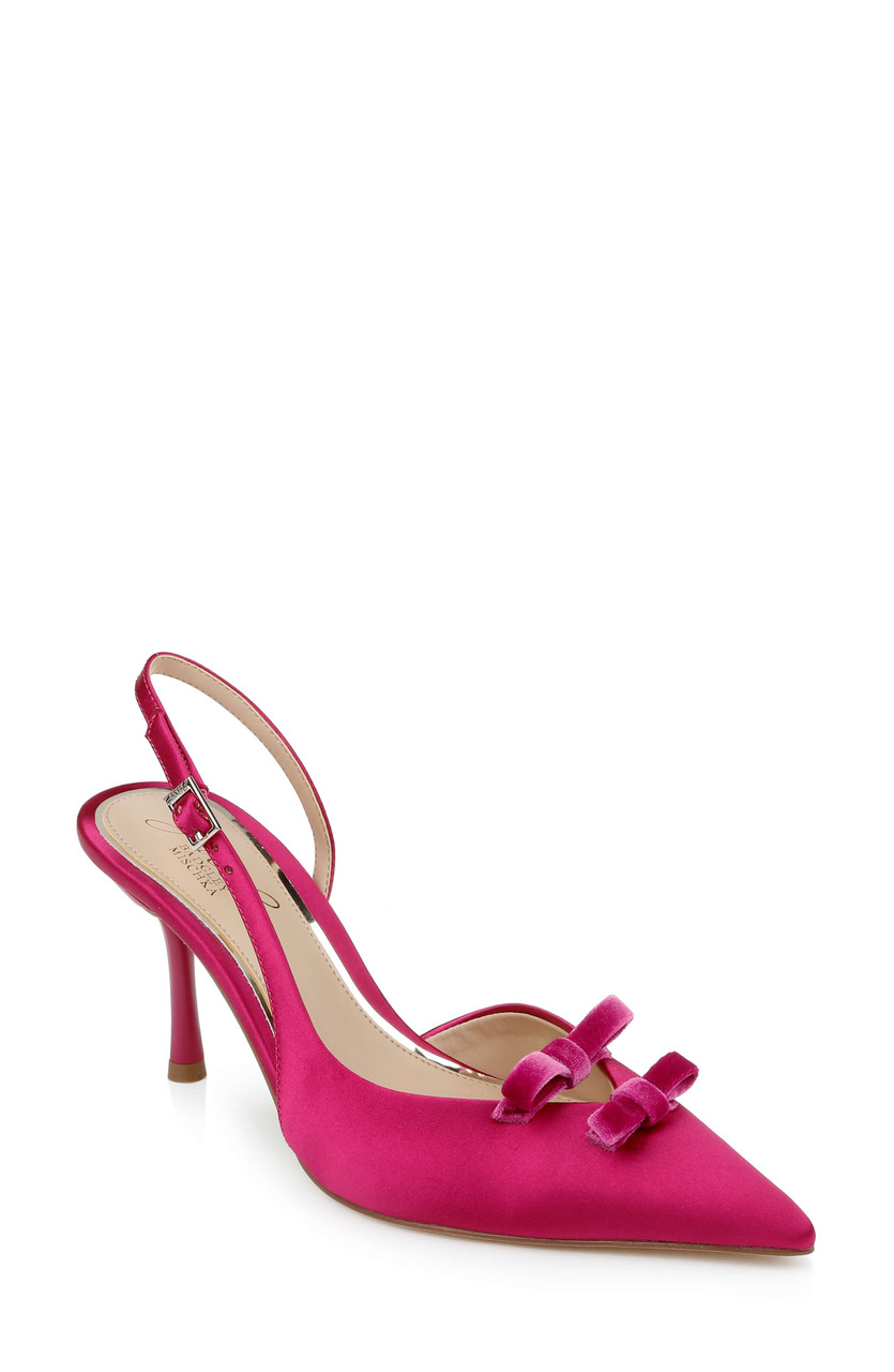 Ellery Pointed Toe Slingback Pumps by Jewel Badgley Mishcka display picture 1