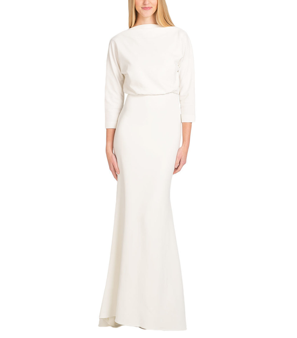 blouson evening gown