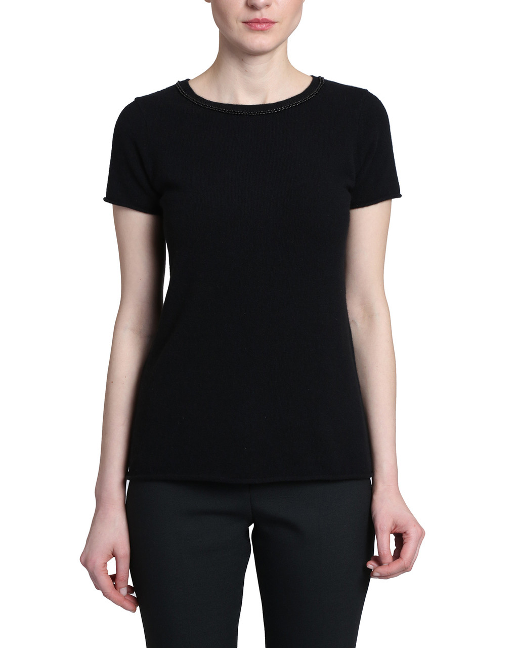 Short Sleeve Sweater by Badgley Mischka