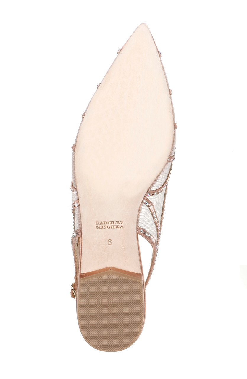 Badgley mischka hanna flats clearance