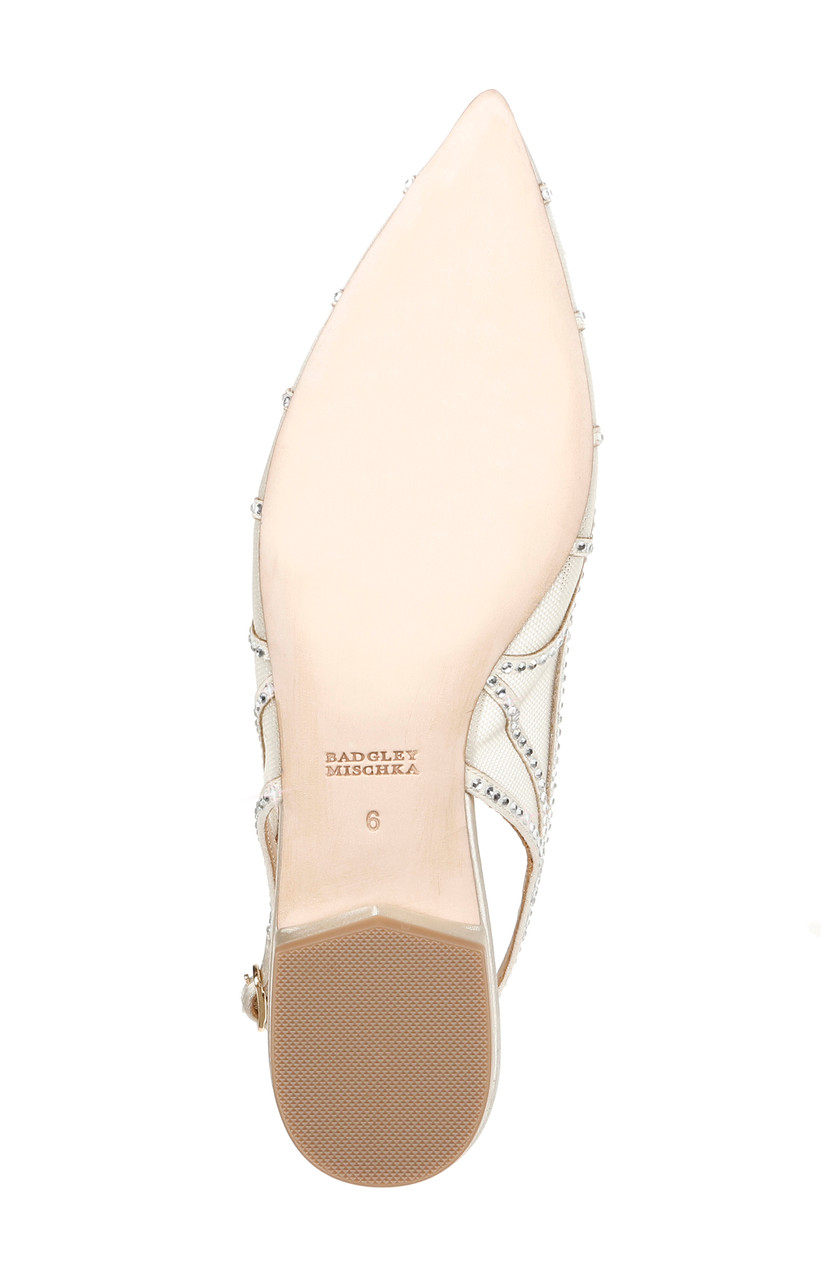 Badgley mischka hanna flats clearance
