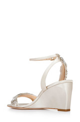 Badgley Mischka Blakeley, Sandalias Con Cua Mujer, Marfil Brillante, 39 EU