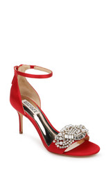 Red | Odalis Ornamented Evening Shoe