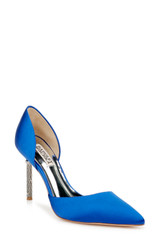 Electric Blue | Ozara II Crystal Heel Pump