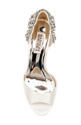 Soft White | Celeste Embellished Peep Toe