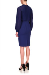 Midnight | High-Waist Button Detail Dress