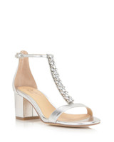 Silver | Lindsey Embellished Evening Shoe