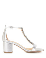 Silver | Lindsey Embellished Evening Shoe
