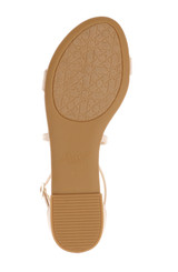 Champagne | Tessy Satin Evening Sandal
