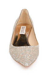 Champagne Glitter | Madison II Wide-Width Glitter Kitten Heel