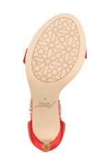 Red | Jax Ankle Strap Stiletto