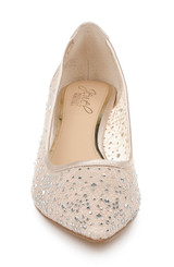 Champagne | Juliet Lace Kitten Heel