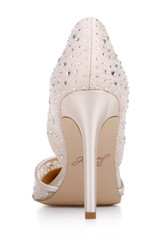 Champagne Lace Julissa Pointed Lace StilettoHeel