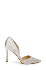 Champagne | Justise Satin Stiletto