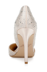 Champagne Justise Satin StilettoHeel