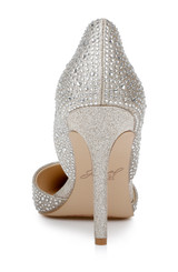 Lt. Gold Justise Satin StilettoHeel
