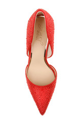 Scarlet Red | Justise Satin Stiletto