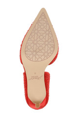 Scarlet Red | Justise Satin Stiletto