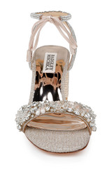 Pale Gold | Kay Block Heel with Delicate Tie