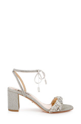 Platinum | Kay Block Heel with Delicate Tie