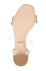 Soft White | Kay Block Heel with Delicate Tie