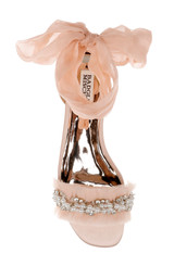 Soft Blush | Talia Flat Sandal With Chiffon