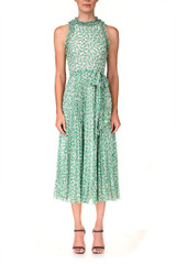 Green Multi | Soft, Printed Midi Dress