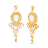Bali-Style Beaded Trim Earrings