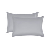 Grey | 400TC Sateen Standard Pillowcase Pair