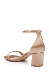 Almond Nude | Reese Simple Block Heel Sandal